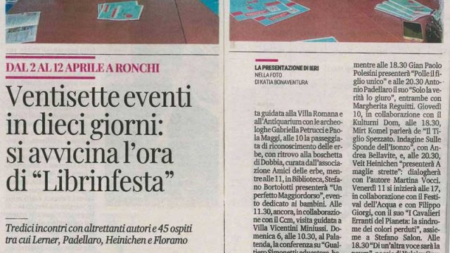 Rassegna stampa marzo 2025