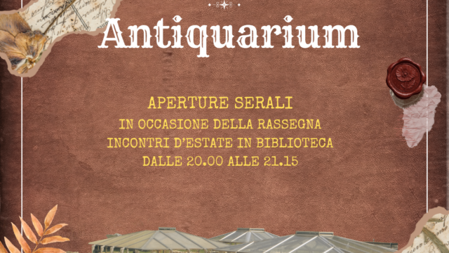 Aperture serali dell’Antiquarium
