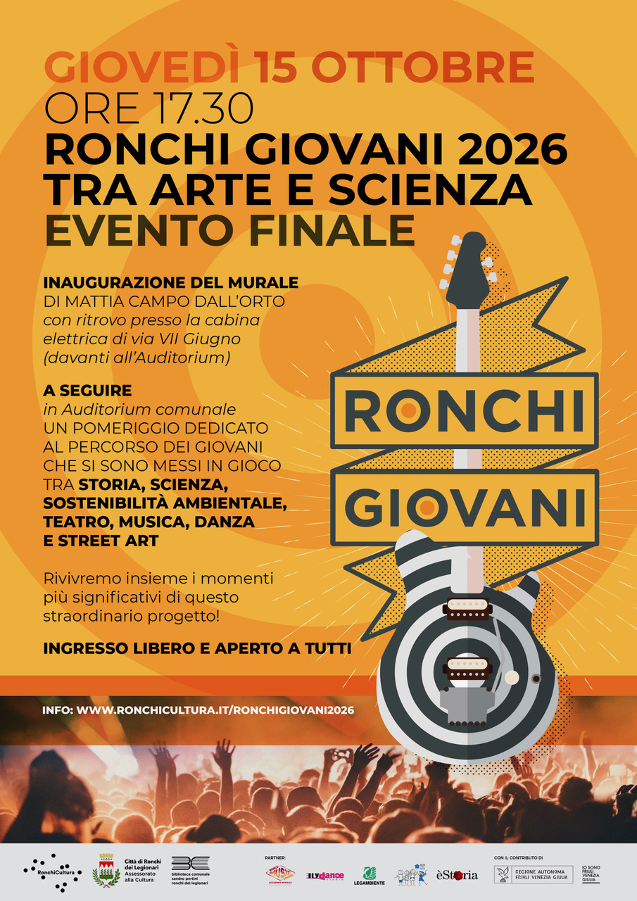 locandina ronchi giovani 2026 evento finale 15 ottobre 2026